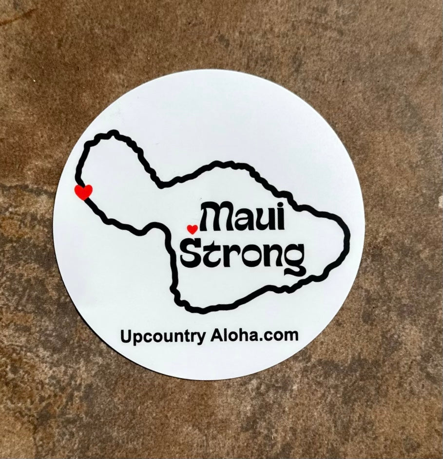 Maui Wildfire Relief Stickers