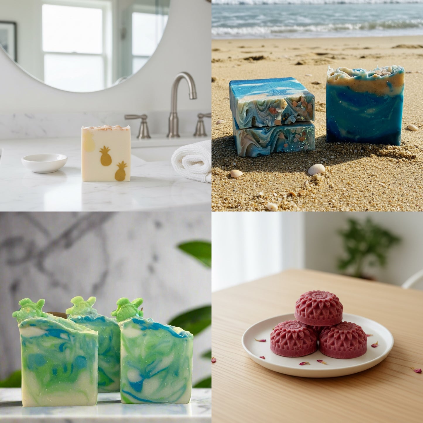 Artisan Soap Variety 4 Pack *Ships Free in the U.S.!*